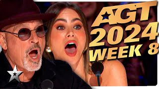 Americas Got Talent 2024 ALL AUDITIONS  Week 8 [upl. by Aicilic346]