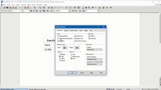 Changing Display Settings in WordPerfect [upl. by Old]