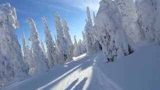 Valtavaara crosscountry skiing track Ruka Kuusamo Finland [upl. by Chae]