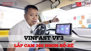 VINFAST VF3 lắp cam 360 độ tích hợp camera 360 độ lên màn zin [upl. by Eyks911]