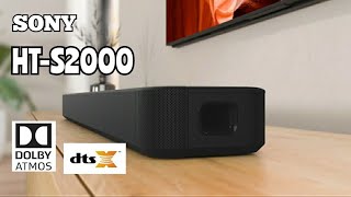 Sony HTS2000 51ch Dolby Atmos Soundbar Optional Wireless Rear Speakers and Subwoofer  Overview🔥 [upl. by Mialliw]