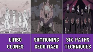 All rinnegan abilities  Naruto anime [upl. by Enilekaj]