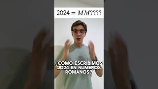 ¿Como escribimos 2024 en números romanos matematicas numeros romanos [upl. by Mori409]