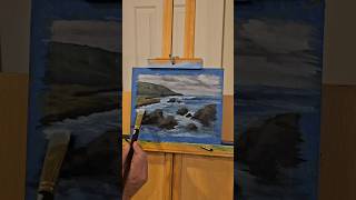 Oil Painting  learning from an Andrew Tischler art oilpainting painting seascape [upl. by Arded887]