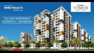 Honer Homes  Honer Vivantis 2 amp 3 BHK Luxury Apartment at Gopanpally Near Gachibowli [upl. by Stone310]