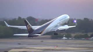 UPS 767 N356UP Takeoff [upl. by Dami562]