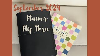 September 2024 Functional Planner Flip Thru  Print Pression ampFilofax [upl. by Maurreen]