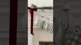 CHRISTMAS ADVENT STOCKING PRINTABLE CRAFT YT [upl. by Acsirp]