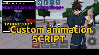 FE Martial artist Animations 🥋Strongest battleground Roblox [upl. by Nilkcaj]