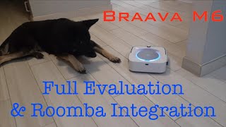 Braava Jet M6 Review  Full evaluation with Roomba Integration [upl. by Lerual]