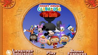 Mickey Mouse Clubhouse The Movie DVD Menu [upl. by Saba470]