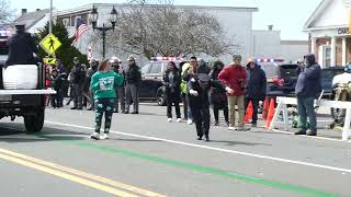 Breakdancing FirefighterMontauk St Patricks Parade 2024 [upl. by Gnanmas]