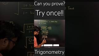 Can you prove trigonometric identity √ 1sinA1sinAsecATanA [upl. by Fabozzi]