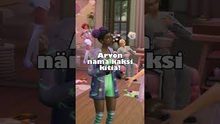 Retrokoti ja pyjamabileet kitit sims4 shorts [upl. by Omlesna]