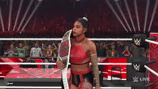 Carmella vs Bianca Belair Raw women championship match 1 [upl. by Cathrin]