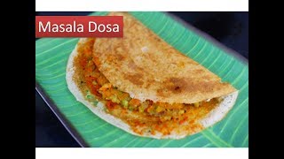 MASALA DOSA recipe SOUTH INDIAN Style  Deeps kitchen [upl. by Sharlene]