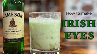 How to make an Irish Eyes Cocktail [upl. by Eiramyllek]