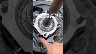 🔩Quick Tips for Rear Wheel Bearing Replacement WheelBearingReplacement mechanictips [upl. by Hale272]