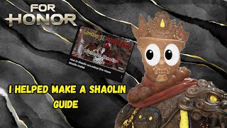 I helped make a shaolin guide For Honor [upl. by Michail]