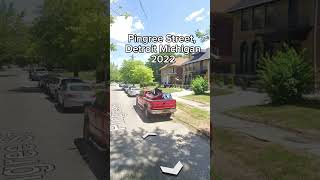 Pingree Street Detroit Michigan 12 YEARS APART [upl. by Shurwood706]