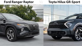 Hyundai Tucson 2024 vs Kia Sportage 2024 Comparison [upl. by Natanoj]