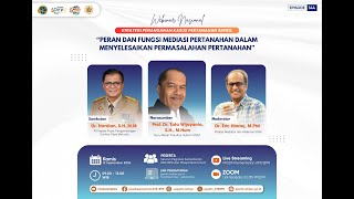 Webinar Nasional Peran dan Fungsi Mediasi Pertanahan dalam Menyelesaikan Permasalahan Pertanahan [upl. by Atla32]