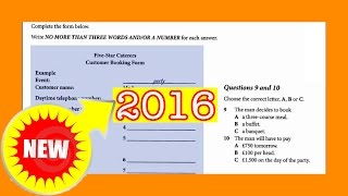 ielts listening practice test 2016 with answers [upl. by Anhavas37]