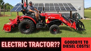 ELECTRIC TRACTOR Lets test it Solis SV24 Electric compact tractor [upl. by Prissie69]