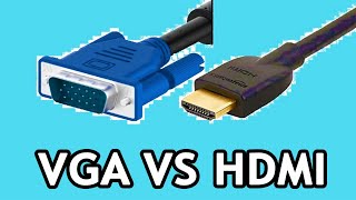 ★ VGA VS HDMI ¿CUAL ES MEJOR [upl. by Lienhard136]