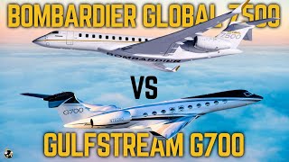 Bombardier Global 7500 VS Gulfstream G700  FULL COMPARISON [upl. by Namolos]