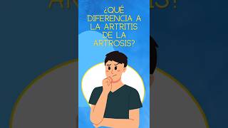 🦴 ARTROSIS VS ARTRITIS DIFERENCIAS [upl. by The]