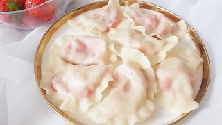 Jak zrobić najlepsze pierogi z truskawkami🍓 Przepis na idealne ciasto na pierogi [upl. by Anoed]