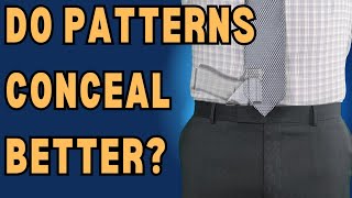 BEST SHIRT PATTERNS FOR CONCEALED CARRY [upl. by Tybalt]