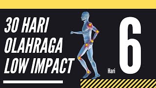 GGL Olahraga Low Impact Day 6  Cara Meratakan Perut Buncit [upl. by Albina]