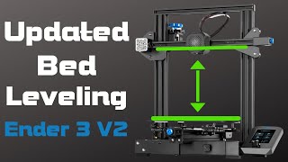 Ender 3 V2 Bed Leveling  Quick Look at How to Level a 3D Printer Bed [upl. by Zellner]