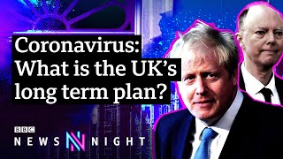 What is the UK’s coronavirus ‘exit strategy’  BBC Newsnight [upl. by Haletta552]