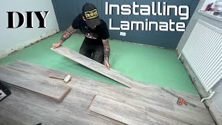 How To Install Laminate Flooring  Easy Step By Step Beginners Guide [upl. by Othe352]