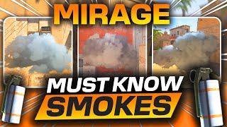 EVERY Smoke You MUST KNOW on Mirage in CS2 [upl. by Vivi995]