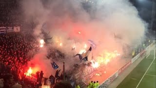 Hertha Stimmung vs StPauli DFB Pokal 2 Runde  Pyro Hertha  251016 [upl. by Telocin]