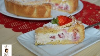 Crostata di ricotta e fragole [upl. by Duquette]