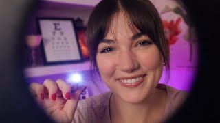 ASMR ┃ Orbital Eye Exam Flashlight Visual Tests Up Close Examination [upl. by Eneleoj]