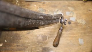 Sharpening A 1906 Draw Knife [upl. by Emanuela503]