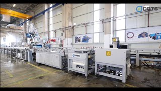 DRTS TAPE250 Flat Drip Irrigation Production Line [upl. by Yllas]