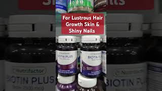 Biotin Plus Health amp Growth For Lustrous Hair Growth Skin amp Shiny Nails [upl. by Lirva974]