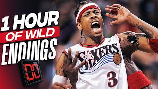 1 HOUR of Allen Iverson Being CLUTCH In WILD ENDINGS 👀🔥 [upl. by Eimaj]