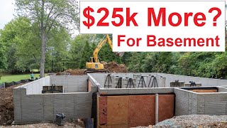 New Home Slab vs Basement Foundation Cost Difference [upl. by Diandre788]