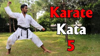 Shotokan Karate Kata Heian Godan full Tutorial step by step in Hindi  Heian Godan Shotokan [upl. by Redfield]