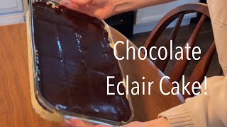 Chocolate Eclair Cake Recipe [upl. by Proudlove144]