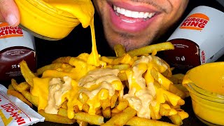 ASMR BURGER KING MUKBANG ANIMAL STYLE FRIES  EXTRA CHEESY  EATING SHOW  TALKING REVIEW MESSY [upl. by Grubb]