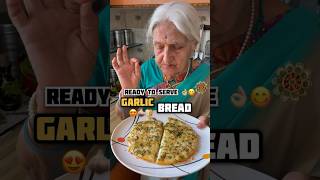 TASTYTASTY GARLIC BREAD👌🏼😋with दादी 🧄🍞 Easy and Tasty Recipeshorts garlicbread viral [upl. by Melania]